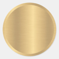 Faux Gold Metallic Look Blank Elegant Template