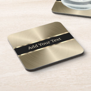 Faux Gold Metallic Look Coaster