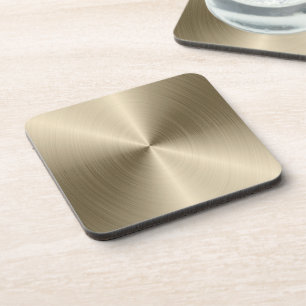 Faux Gold Metallic Look Coaster