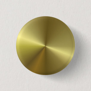 Faux Gold Metallic Look Elegant Blank Template 1 Inch Round Button