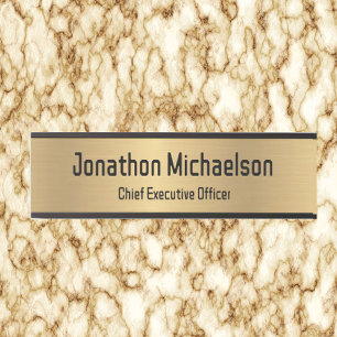 Faux Gold Office Door Sign Signs  Name Plate