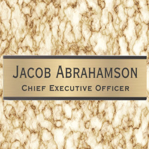 Faux Gold Office Door Sign Signs Name Plate