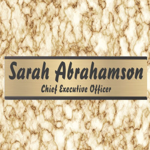 Faux Gold Office Door Sign Signs Name Plate