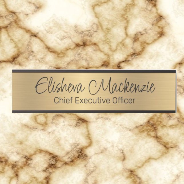 Faux Gold Office Door Sign Signs  Name Plate (Creator Uploaded)