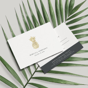 Faux Gold Pineapple Gift Certificate