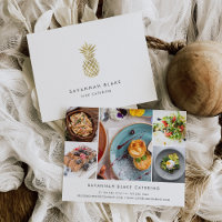 Faux Gold Pineapple Promotional Photo Collage