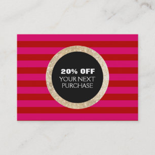 Faux Gold Sequins Striped Fashion & Beauty Coupon