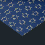 Faux Gold Star of David Hanukkah Blue Holiday Tissue Paper<br><div class="desc">Wrap your gifts in style this holiday season with our elegant Hanukkah tissue paper. This simple but elegant design features a blue background with faux gold Star of Davids repeated into a pattern. Designed by artist  © Tim Coffey.</div>