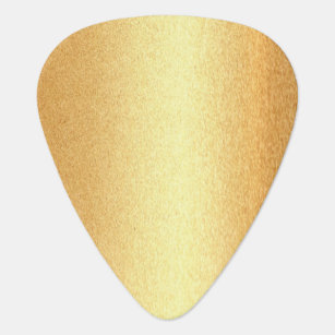 Faux Gold Template Elegant Glamourous Trendy Guitar Pick