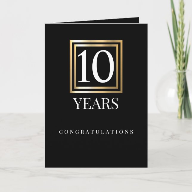 Faux gold UNIVERSAL carte d'anniversaire de l'empl (Devant)