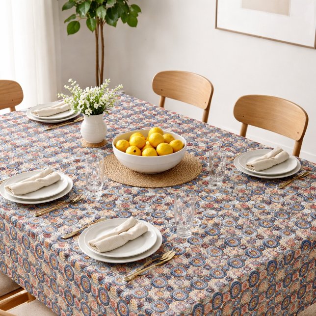 Faux Granny Square Crochet Pattern  Tablecloth (Creator Uploaded)