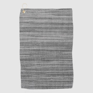 Faux Grey Fabric Cloth Modern Design Golf Towel