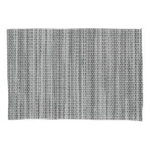 Faux Grey Fabric Pillow Case