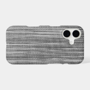 Faux Grey Tissu coque iphone Cadeau