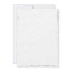 Faux Hand Torn Deckle Edge Print Wedding