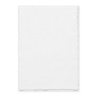 Faux Hand Torn Deckle Edge Print Wedding