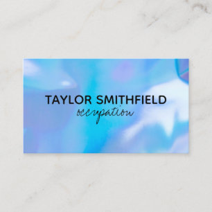 Faux Holographic Custom  Business Card