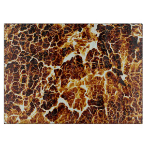 Faux Hot Lava Texture Cutting Board