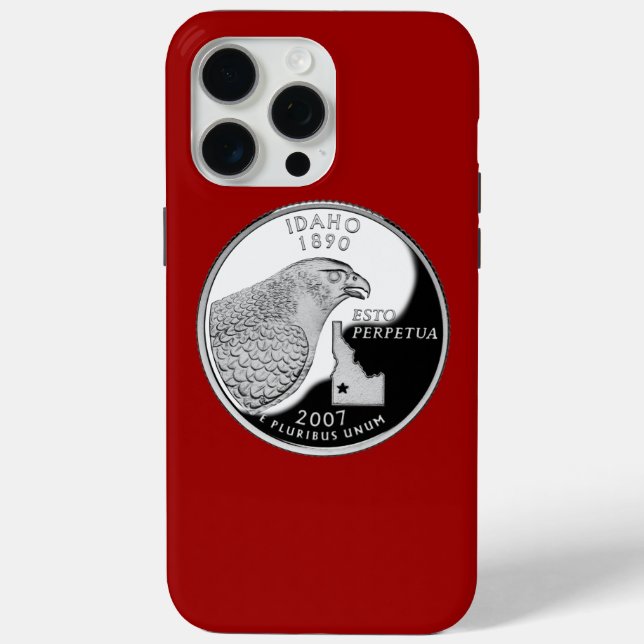 Faux Idaho State Quarter Case-Mate iPhone Case (Back)