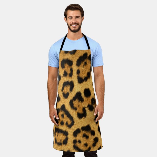 Faux Jaguar Skin Apron (Worn)
