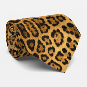 Faux Jaguar Skin Cravate masculine