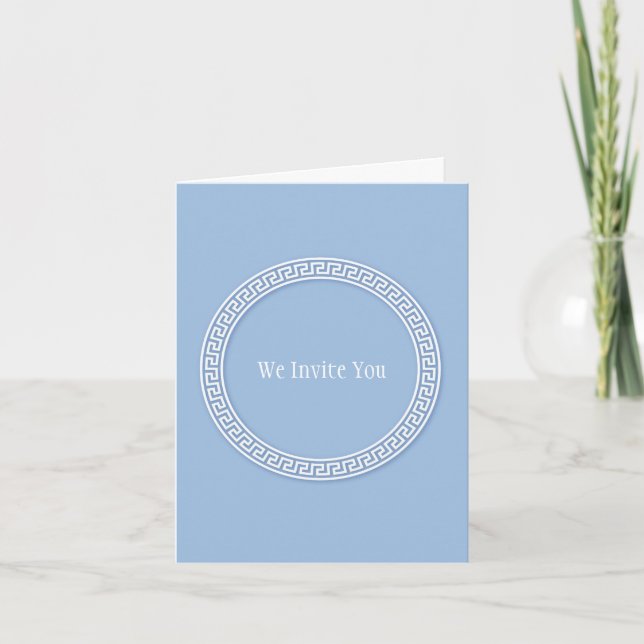 Faux Jasperware Invitation (Front)