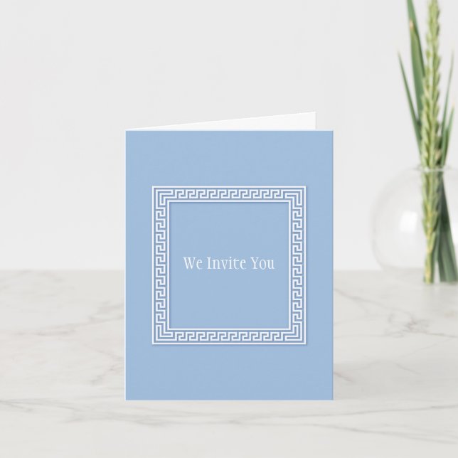 Faux Jasperware Invitation (Front)