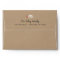 Faux Kraft and Red Dot Return Address Holiday