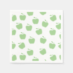 Faux Kraft Rustic Apple Of My Eye Baby Shower Napkin