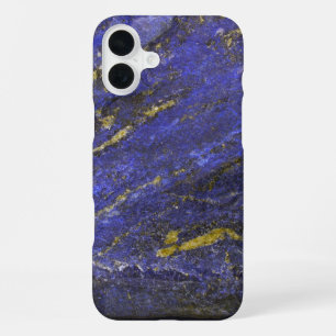 Faux lapis lazuli gem gemstone mineral hipster iPhone 16 plus case