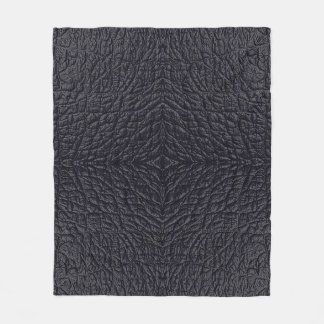 Faux Leather #2 Fleece Blanket