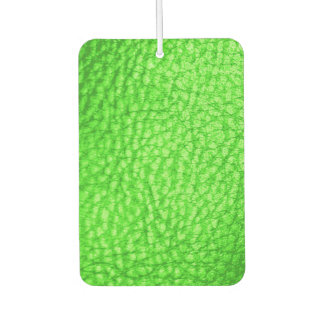 Faux Leather Light Lime Air Freshener