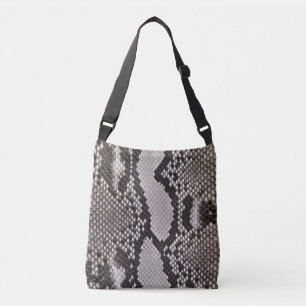 Faux Leather snake print Crossbody Bag