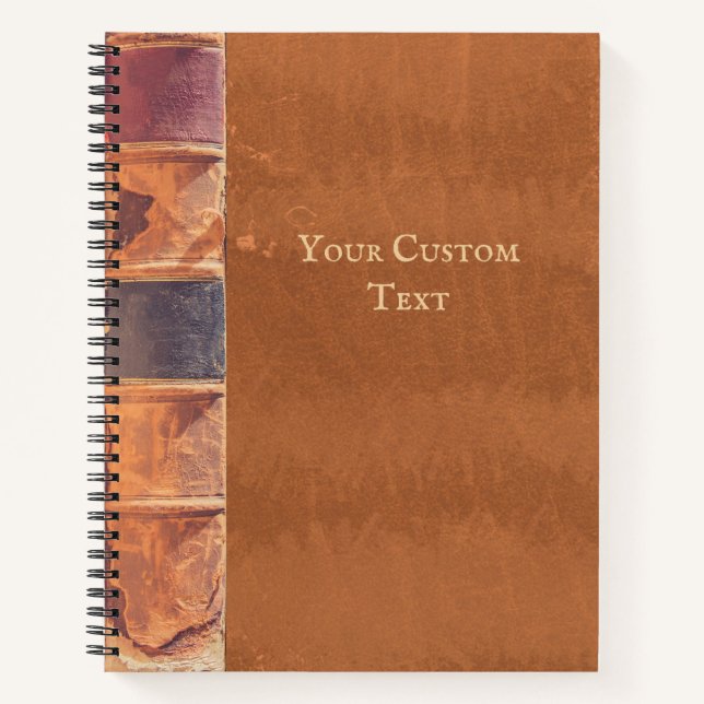 Faux Leather Vintage Antique Book (Front)