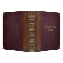 Faux Leather Vintage Book Binder