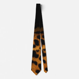 *~* Faux Leopard Cozy Look Fur Tie