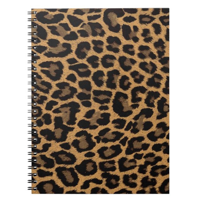 faux leopard print notebook (Front)