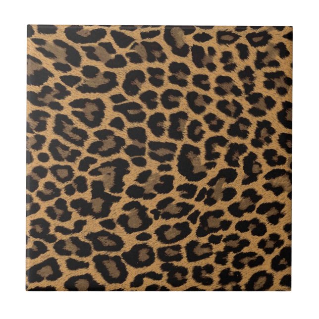 faux leopard print tile (Front)