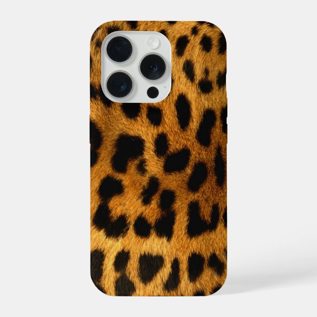 Faux Leopard Skin iPhone Case (Back)
