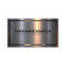 Faux Metal Aluminum Silver Brushed Print | Metalli