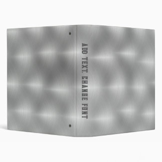 Faux Metal - Brushed Steel Binder