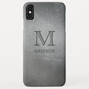 Faux Metal custom monogram phone cases
