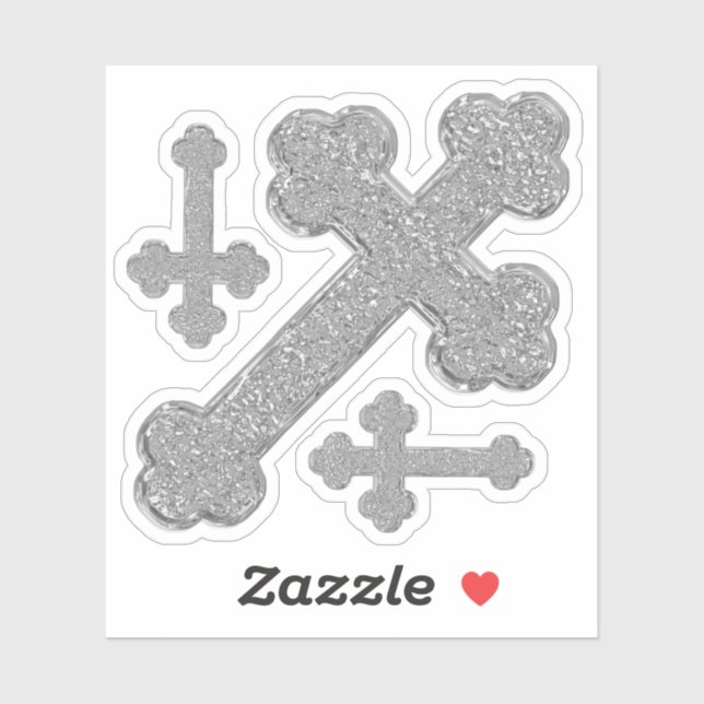 Faux Metallic Silver Vinyl Contour (Sheet)