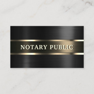 Faux metallic surface texture gold and metal business card