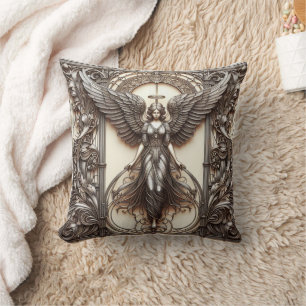 Faux métalliques Angels de secours Oreiller