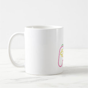 Faux Neon Game Console Controller Gamer  Coffee Mug