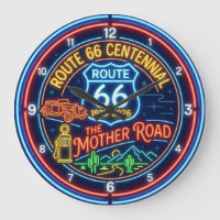 Faux Neon Mother Road Route 66 Centennial