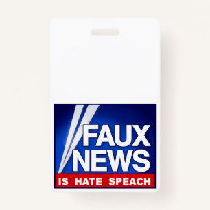 Faux News Badge