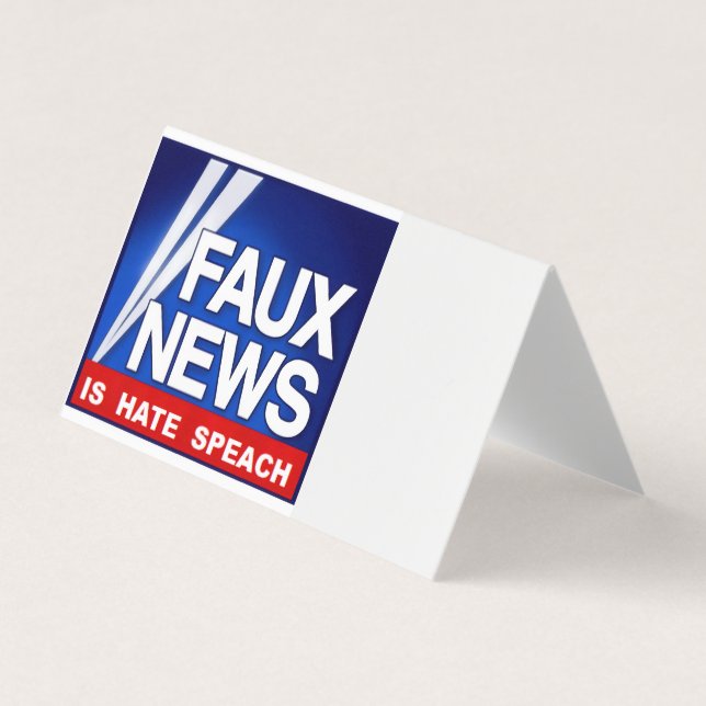 Faux News Business Card (Front)
