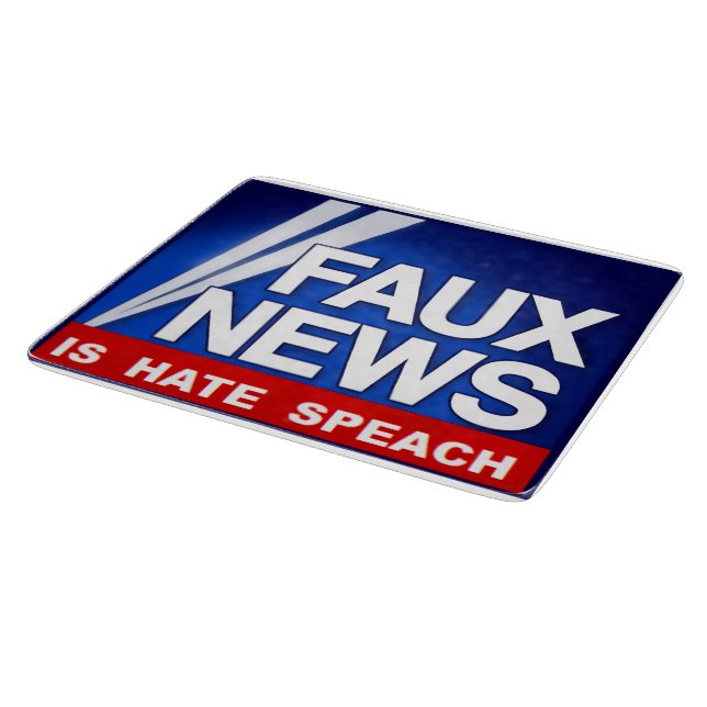 Faux News Cutting Board (Corner)